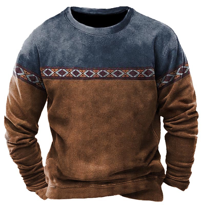 Aztec Cowboy Men's Sweatshirt