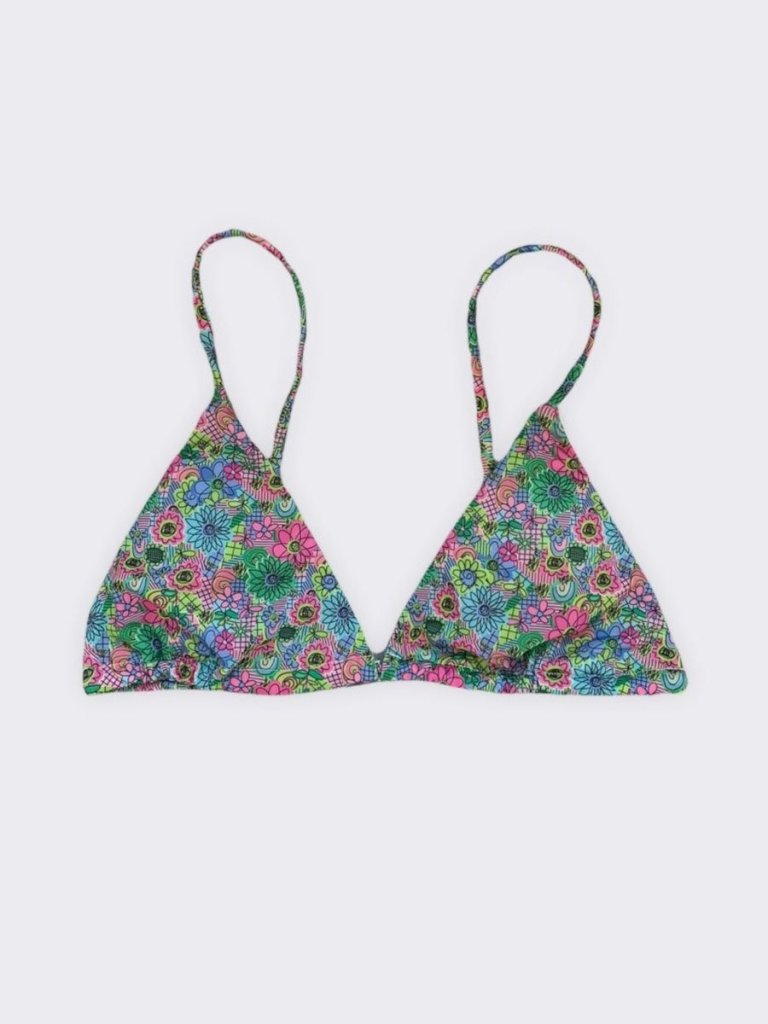 Fields of Flowers Bikini Top