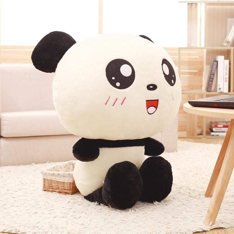 Kawaii Big Head Panda Plush