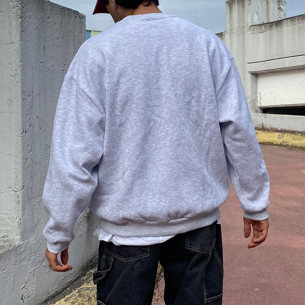 Oversized California Print Sweatshirt