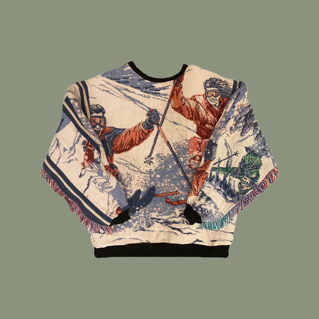 Skier Tapestry Sweatshirt