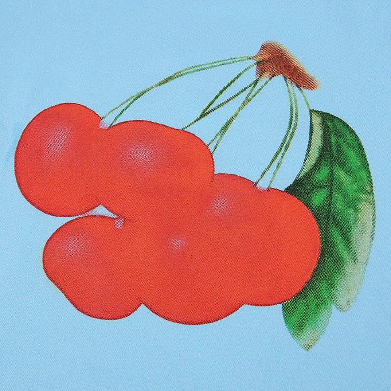 Cherry Bomb Cropped Tee
