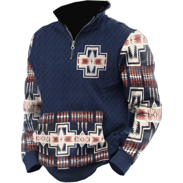 Men's Outdoor Casual Printed Long Sleeve Sweatshirt