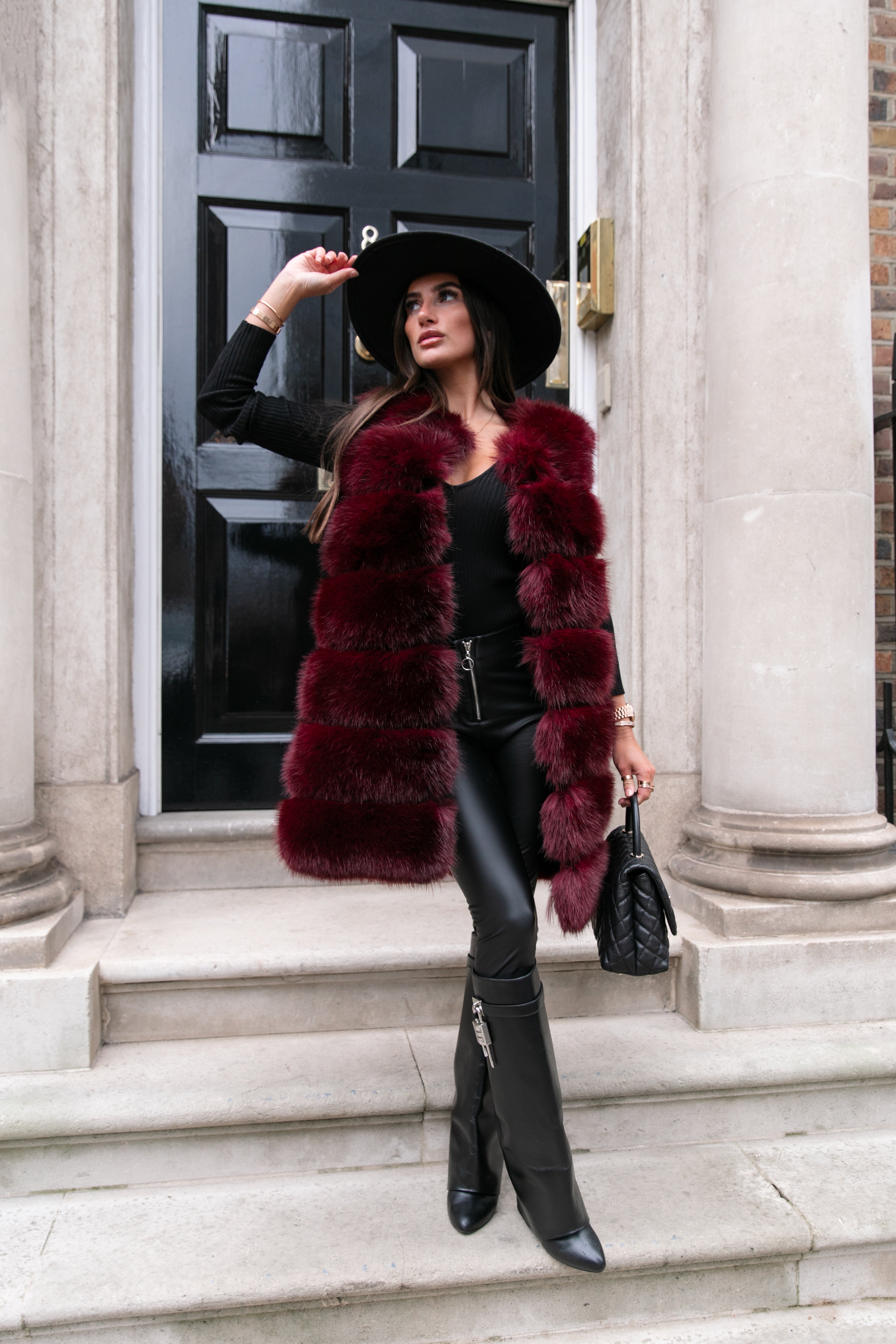 Premium Faux Fur Longline Gilet