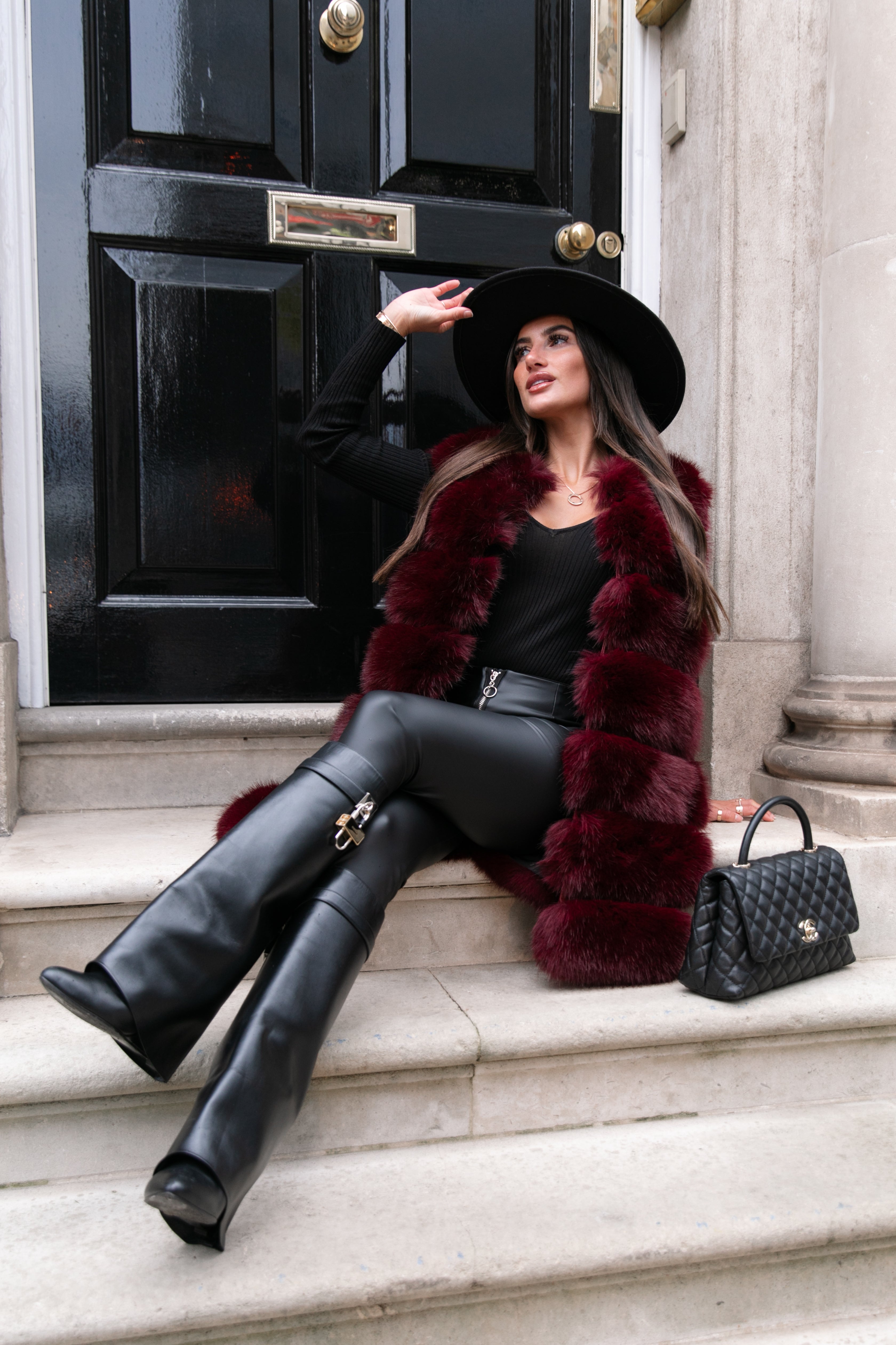 Premium Faux Fur Longline Gilet