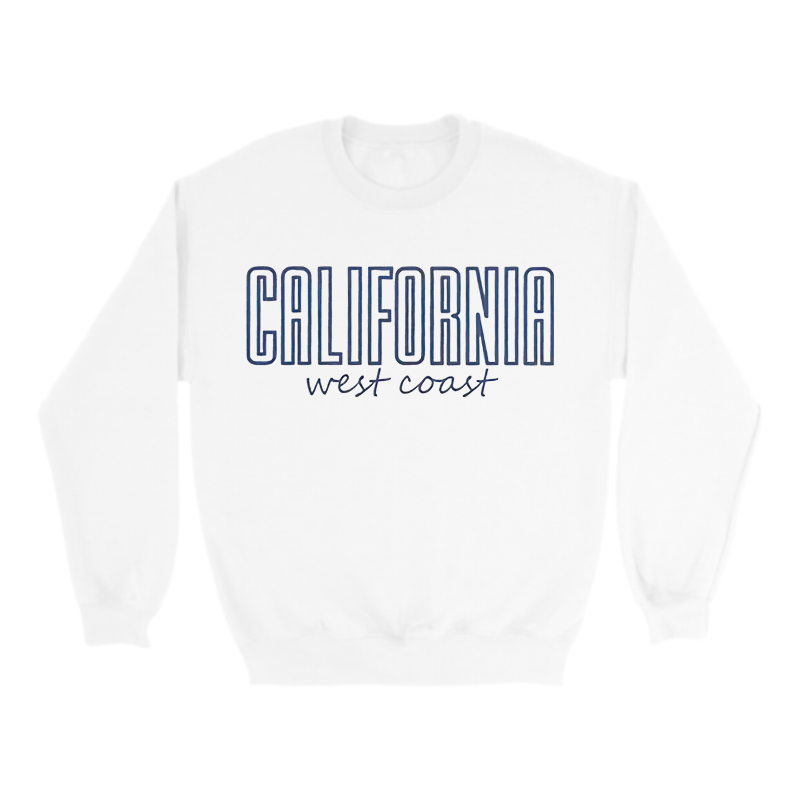 California West Coast Printed Classic Men's Sweatshirt