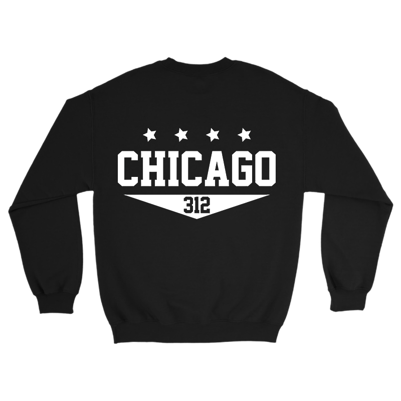 Chicago 312 Printed Crew Neck Classic Sweatshirt
