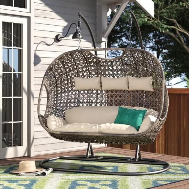 【HOT SALE】50% OFF |Wallis Porch Swing with Stand
