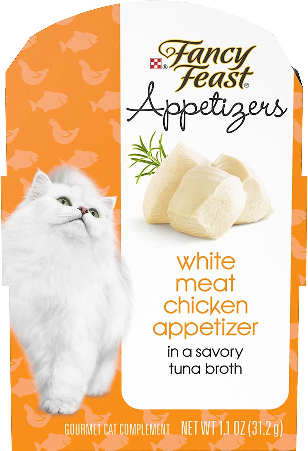 Cat Food Appetizers White Meat Chicken & Shredded Beef