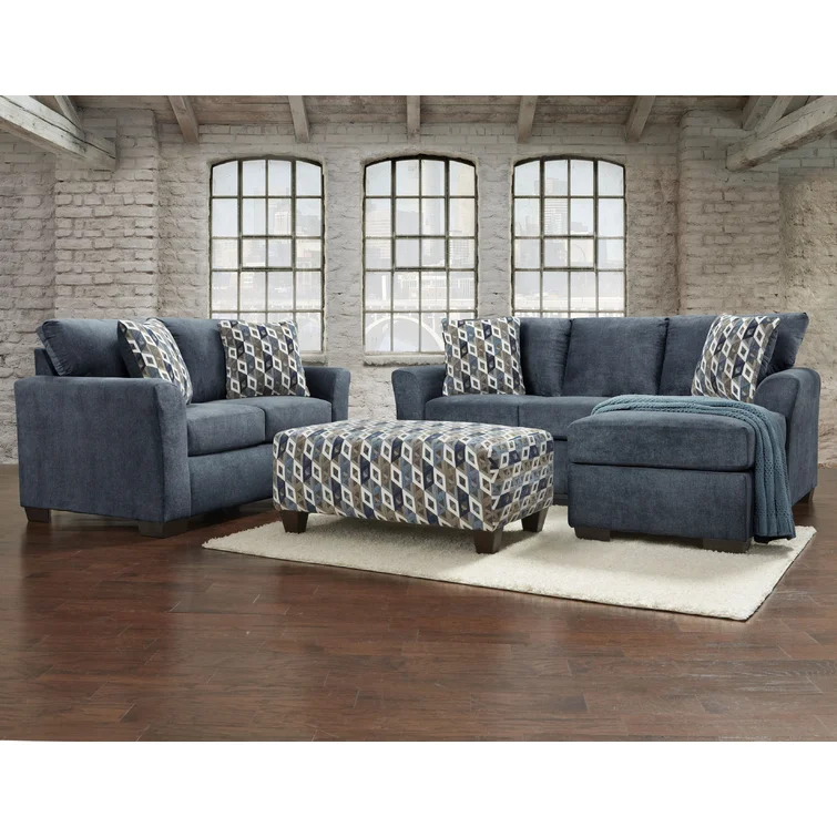 Adrie 3 Piece Living Room Set